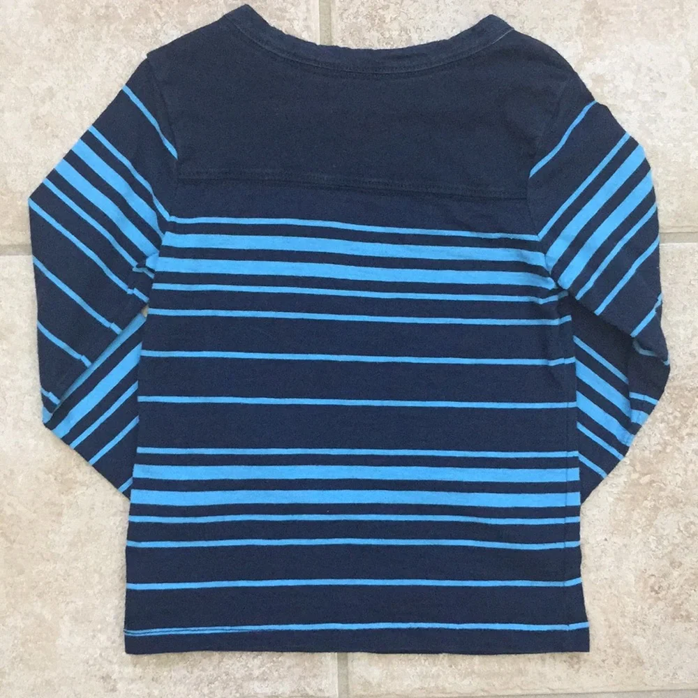 OshKosh B'gosh Boys Striped Pocket Tee Shirt